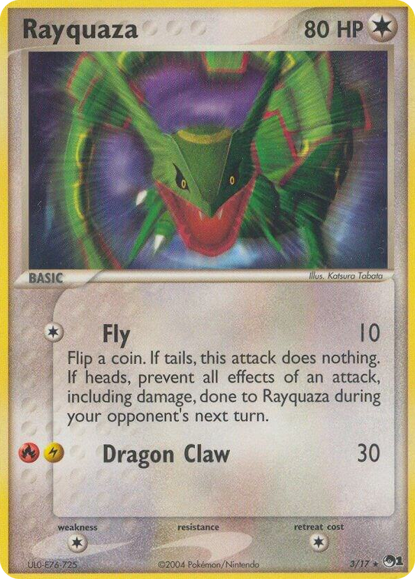 0003 Rayquaza Rare POP Series 1