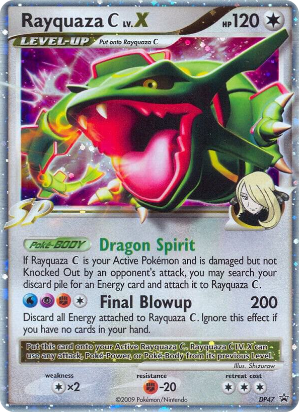DP047 Rayquaza C LV.X - DP47 Promo Diamond and Pearl Promos
