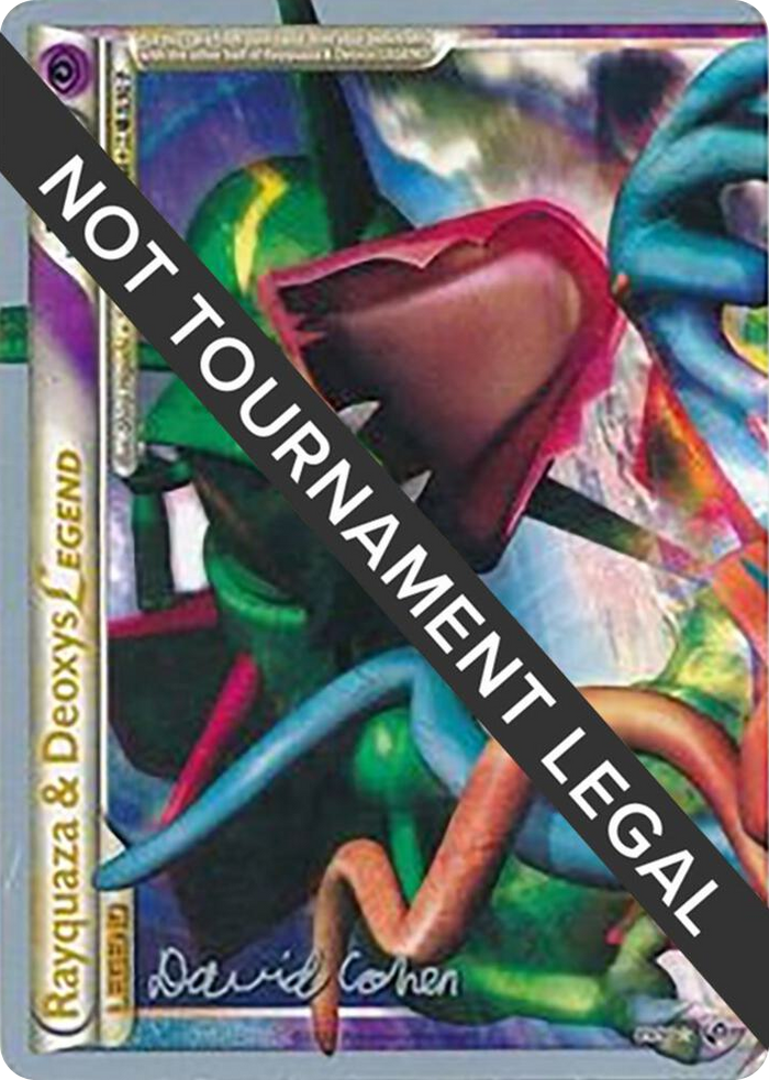 0089 Rayquaza & Deoxys Legend (89) - 2011 (David Cohen) Ultra Rare World Championship Decks