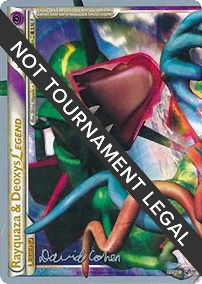 0089 Rayquaza & Deoxys Legend (89) - 2011 (David Cohen) Ultra Rare World Championship Decks