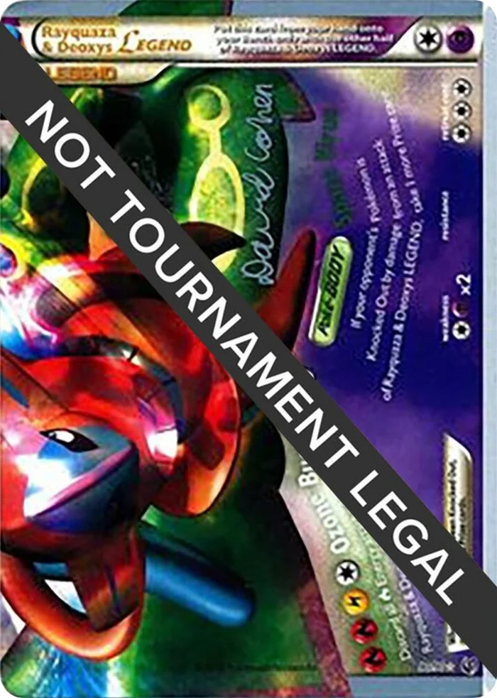 0090 Rayquaza & Deoxys Legend (90) - 2011 (David Cohen) Ultra Rare World Championship Decks