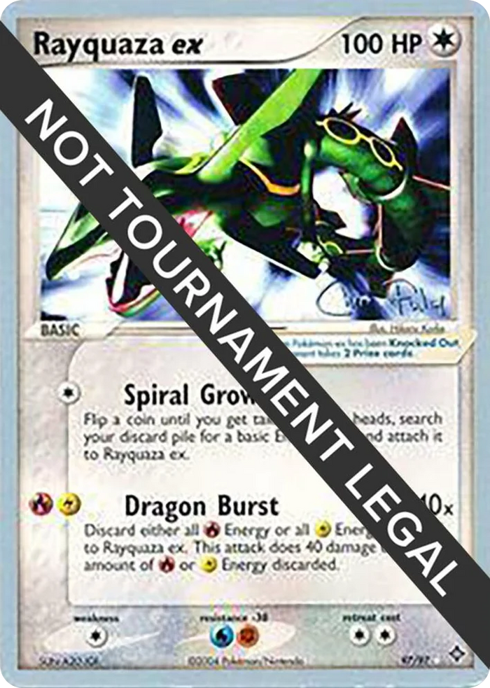 0097 Rayquaza ex - 2004 (Chris Fulop) Ultra Rare World Championship Decks