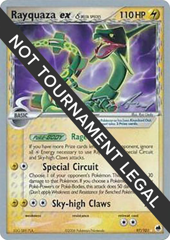 0097 Rayquaza ex (Delta Species) - 2007 (Tom Roos) Rare World Championship Decks