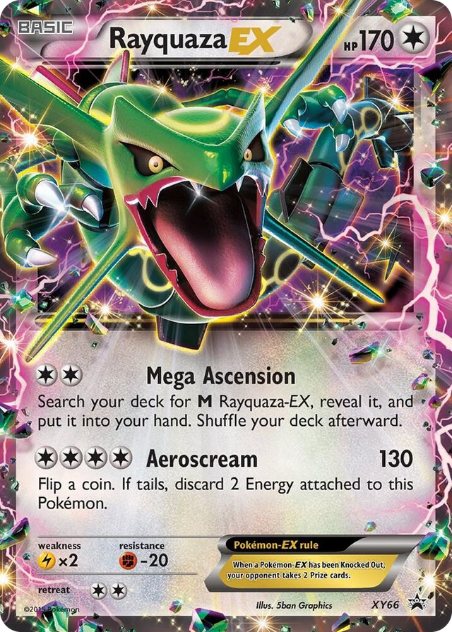 XY066 Rayquaza EX - XY66 Promo XY Promos