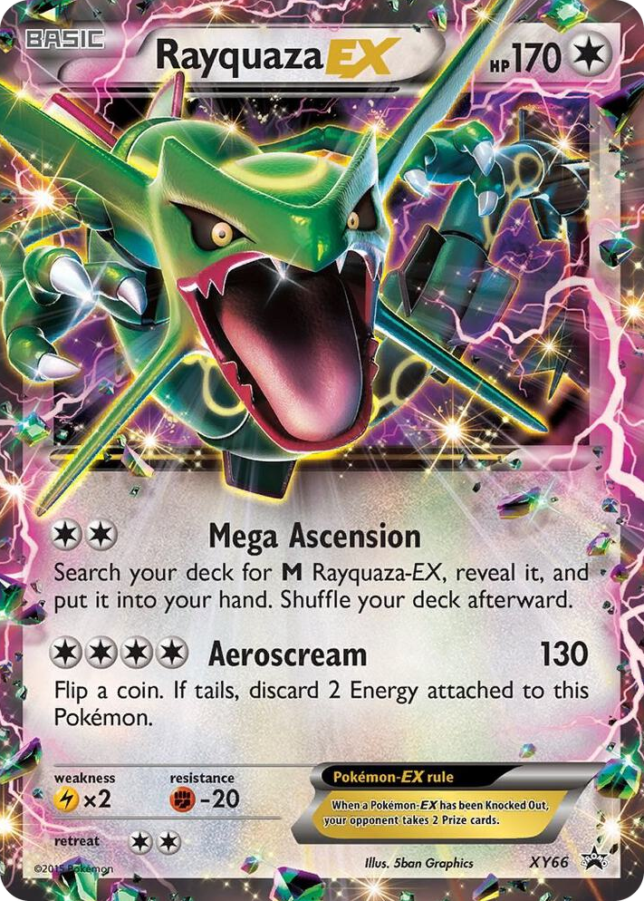 XY066 Rayquaza EX - XY66 Promo XY Promos