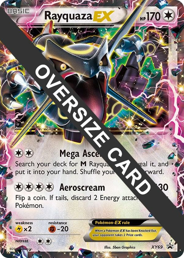 XY069 Rayquaza EX - XY69 Promo Jumbo Cards