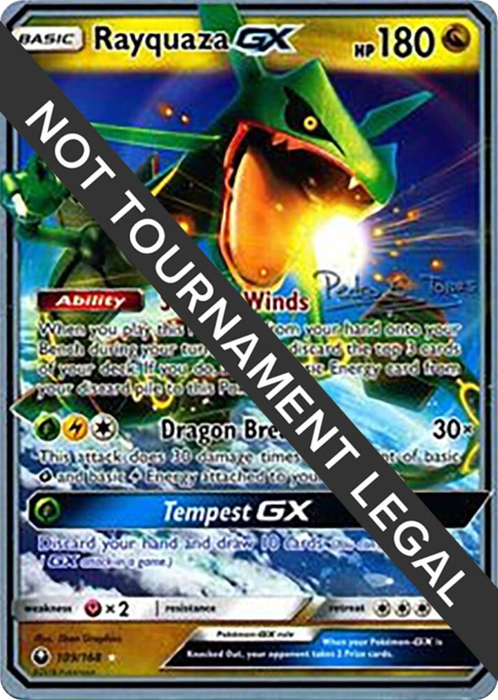 0109 Rayquaza GX - 2018 (Pedro Eugenio Torres) Ultra Rare World Championship Decks