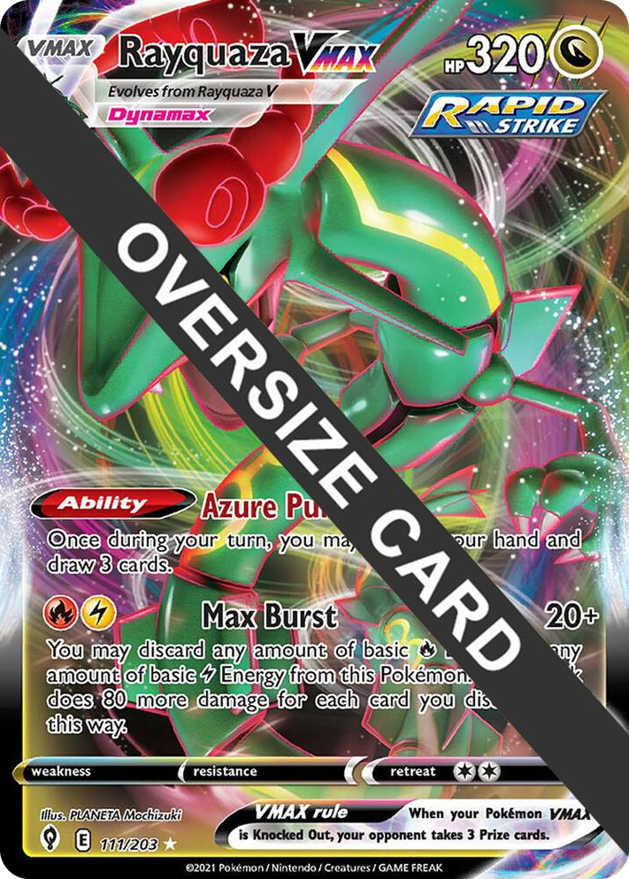 0111 Rayquaza VMAX Promo Jumbo Cards