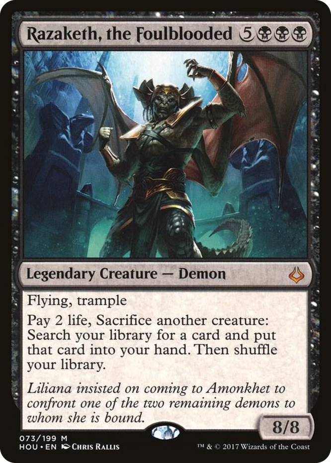Razaketh, the Foulblooded #73 M - Hour of Devastation Pokemon card