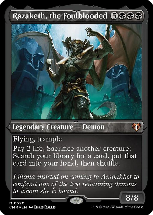 0520 Razaketh, the Foulblooded (Foil Etched) M Commander Masters