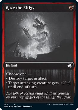 0156 Raze the Effigy C Innistrad: Double Feature