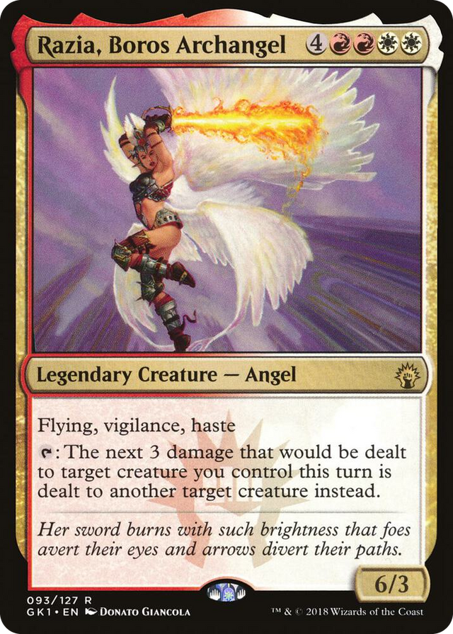 0093 Razia, Boros Archangel R Guilds of Ravnica: Guild Kits