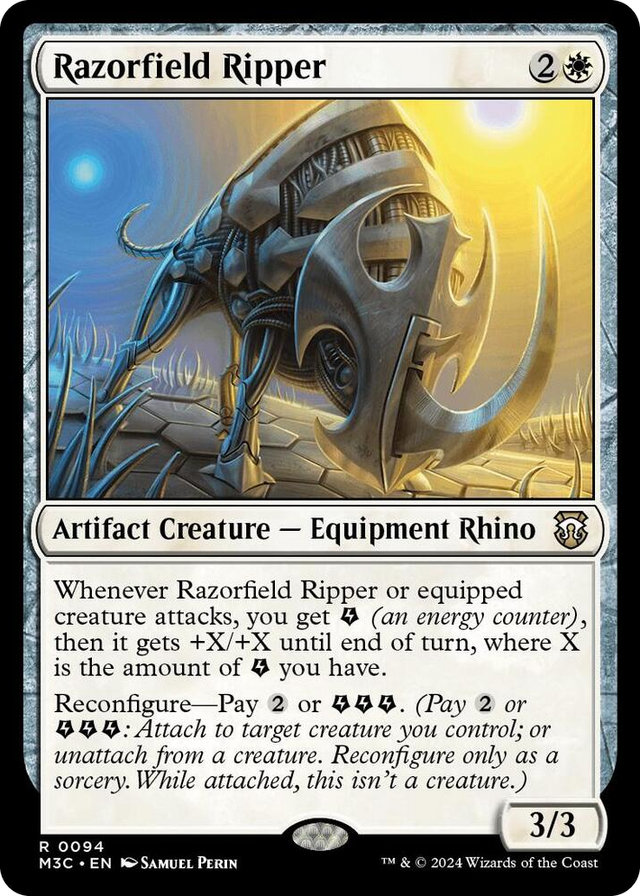 0094 Razorfield Ripper R Commander: Modern Horizons 3