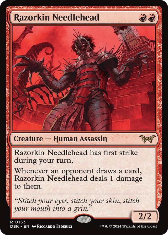0153 Razorkin Needlehead R Duskmourn: House of Horror