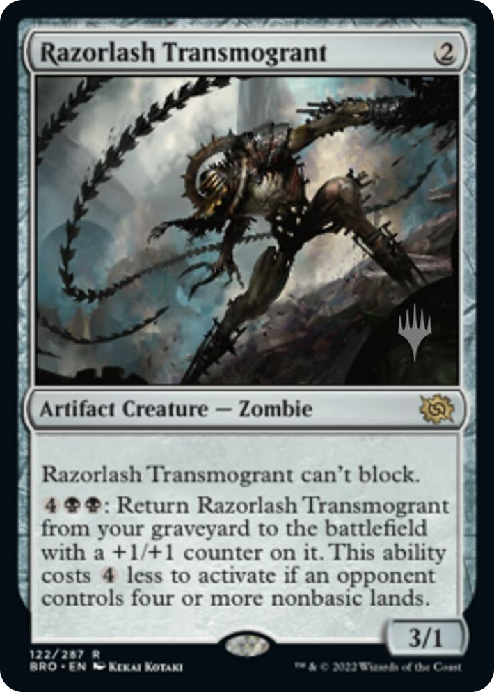 0122 Razorlash Transmogrant R Promo Pack: The Brothers' War