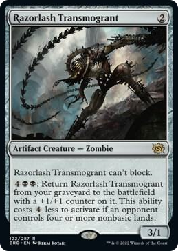 0122 Razorlash Transmogrant R The Brothers' War