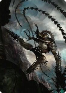 0017 Razorlash Transmogrant Art Card S Art Series: The Brothers' War