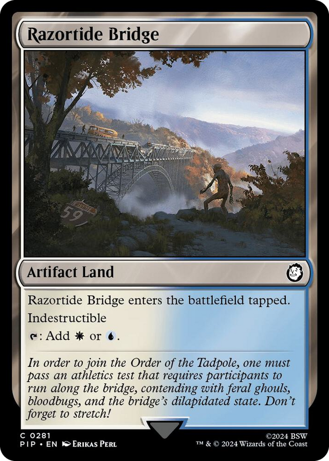 0281 Razortide Bridge C Universes Beyond: Fallout