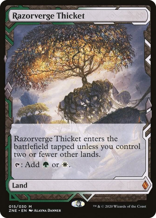 0015 Razorverge Thicket M Zendikar Rising Expeditions