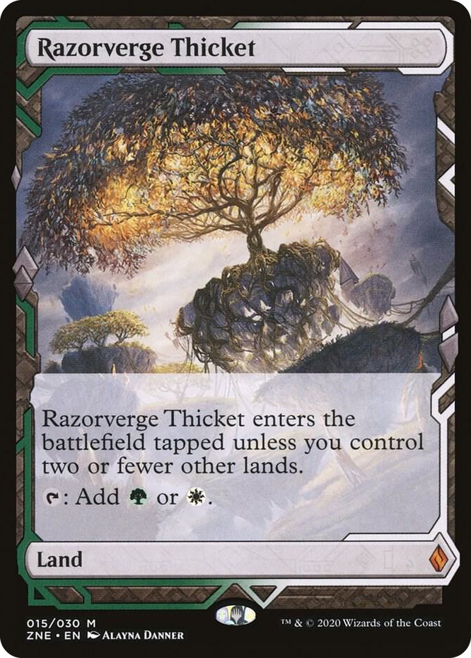 0015 Razorverge Thicket M Zendikar Rising Expeditions