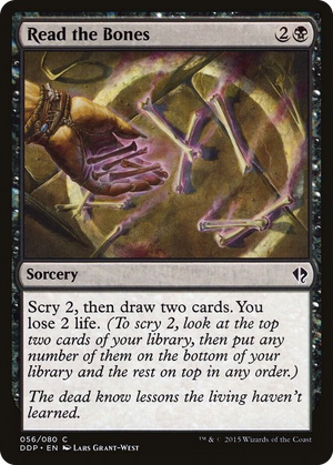 0056 Read the Bones C Duel Decks: Zendikar vs. Eldrazi
