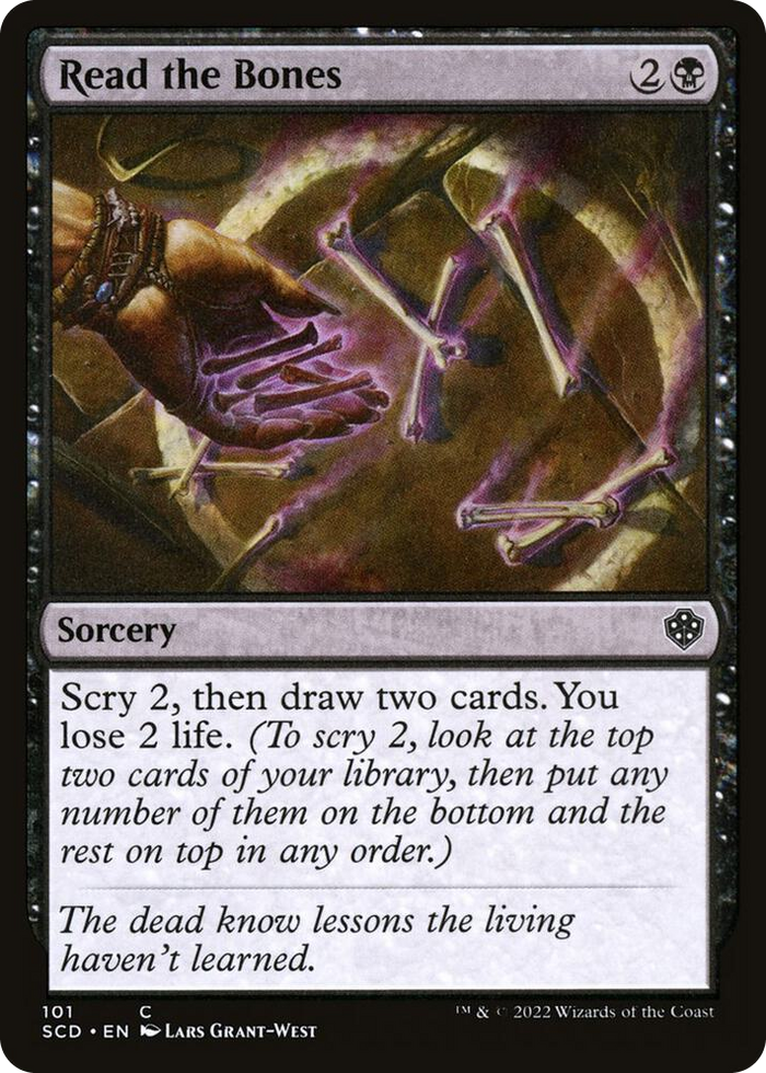 Read the Bones #101 C - Starter Commander Decks Pokemon card