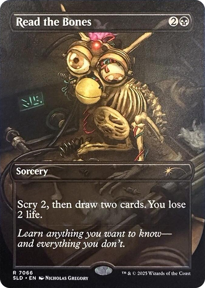 Read the Bones (7066) #7066 R - Secret Lair Drop Series Pokemon card
