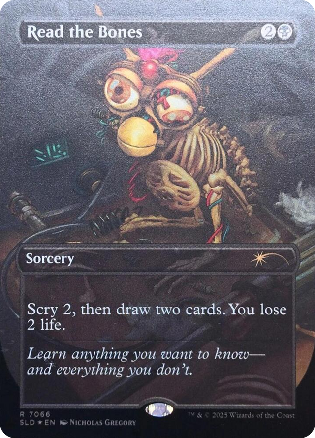 7066 Read the Bones (7066) (Rainbow Foil) R Secret Lair Drop Series