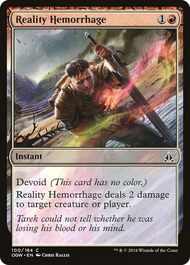 Reality Hemorrhage #100 C - Oath of the Gatewatch Pokemon card