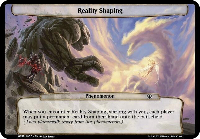 0155 Reality Shaping T Planechase: March of the Machine