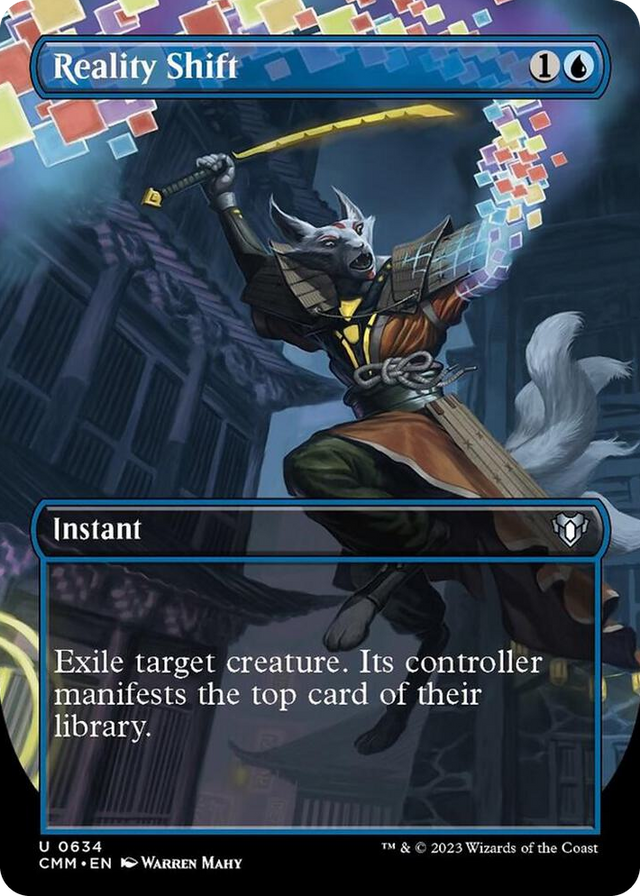 0634 Reality Shift (Borderless) U Commander Masters