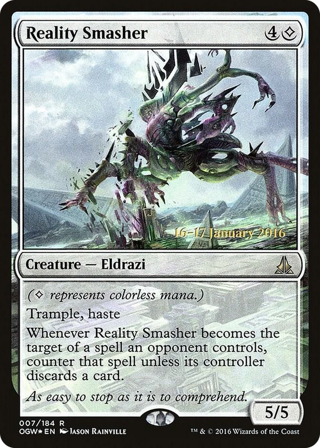 0007 Reality Smasher R Prerelease Cards