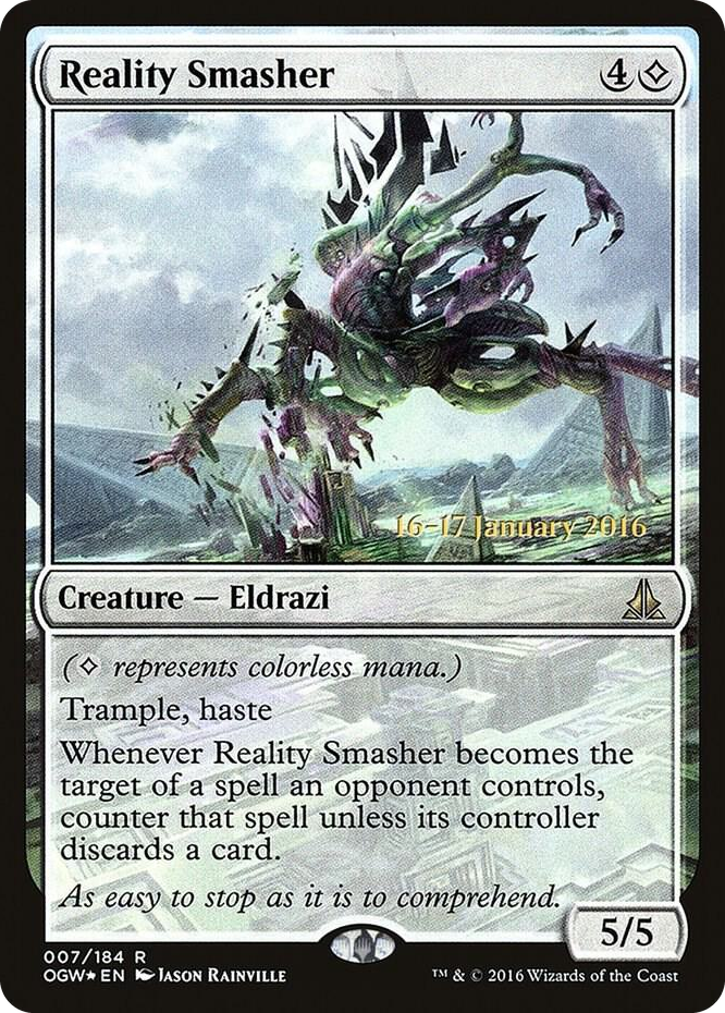 Reality Smasher #7 R - Prerelease Cards Pokemon card