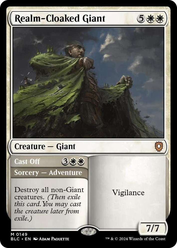 0149 Realm-Cloaked Giant M Commander: Bloomburrow