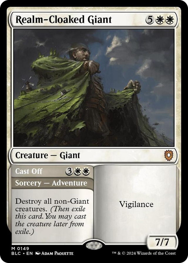 0149 Realm-Cloaked Giant M Commander: Bloomburrow