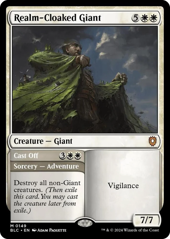 0149 Realm-Cloaked Giant M Commander: Bloomburrow