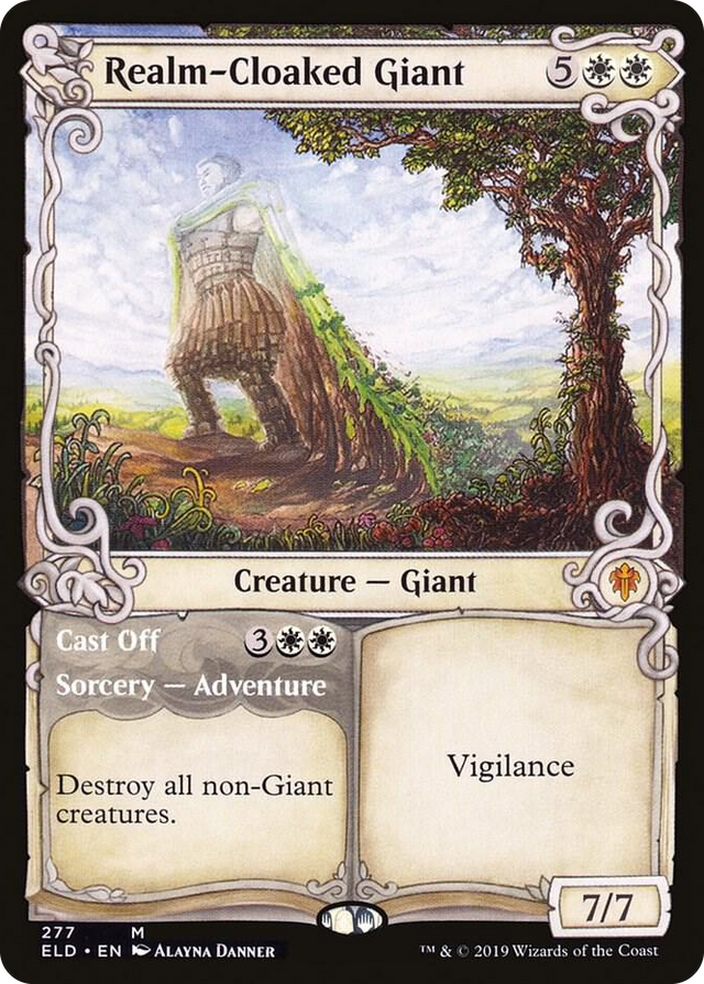 0277 Realm-Cloaked Giant (Showcase) M Throne of Eldraine