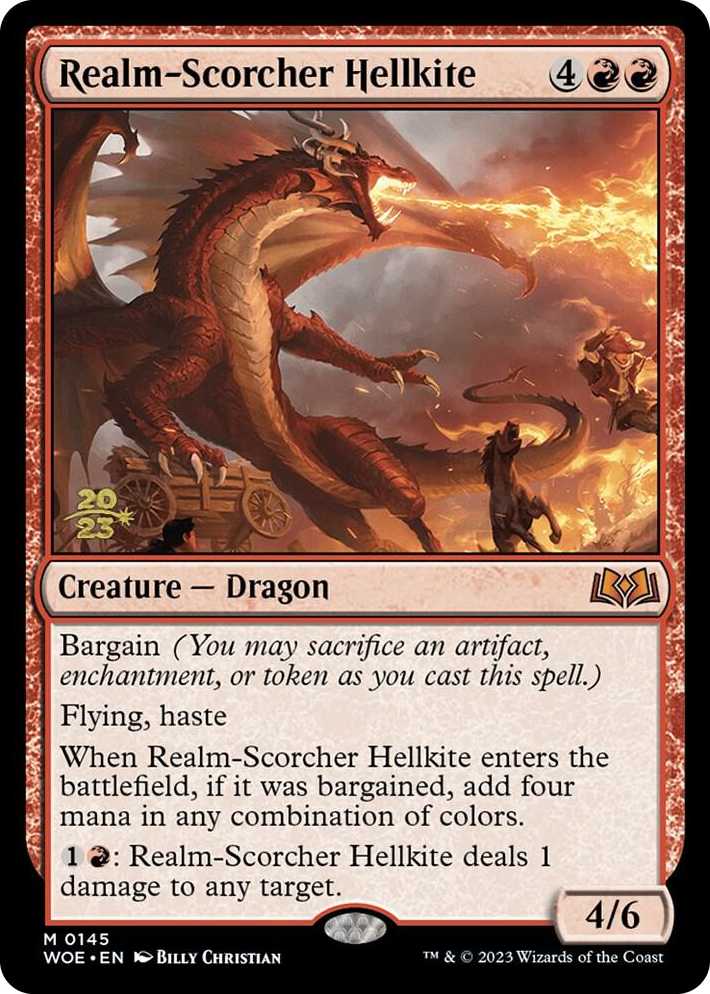 0145 Realm-Scorcher Hellkite M Prerelease Cards