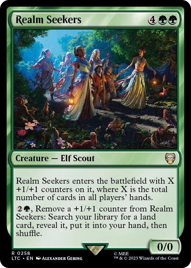 Realm Seekers #258 R - Commander: The Lord of the Rings: Tales of Middle-earth Pokemon card
