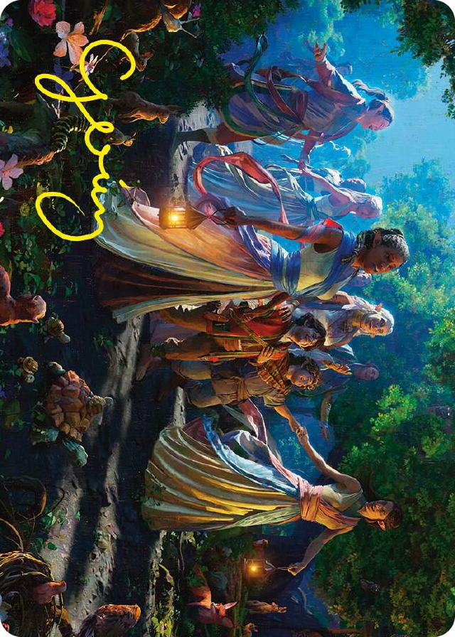 Realm Seekers Art Card (Gold-Stamped Signature) #74 S - Art Series: Universes Beyond: The Lord of the Rings: Tales of Middle-earth Pokemon card