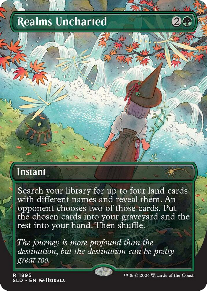 Realms Uncharted #1895 R - Secret Lair Drop Series Pokemon card