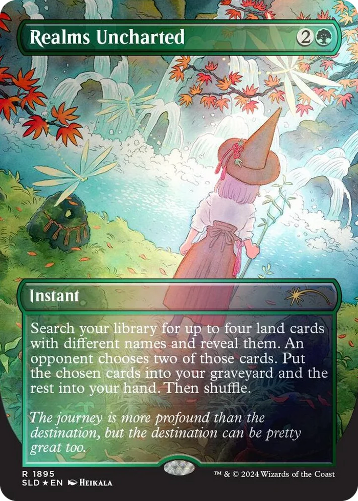 1895 Realms Uncharted (Rainbow Foil) R Secret Lair Drop Series