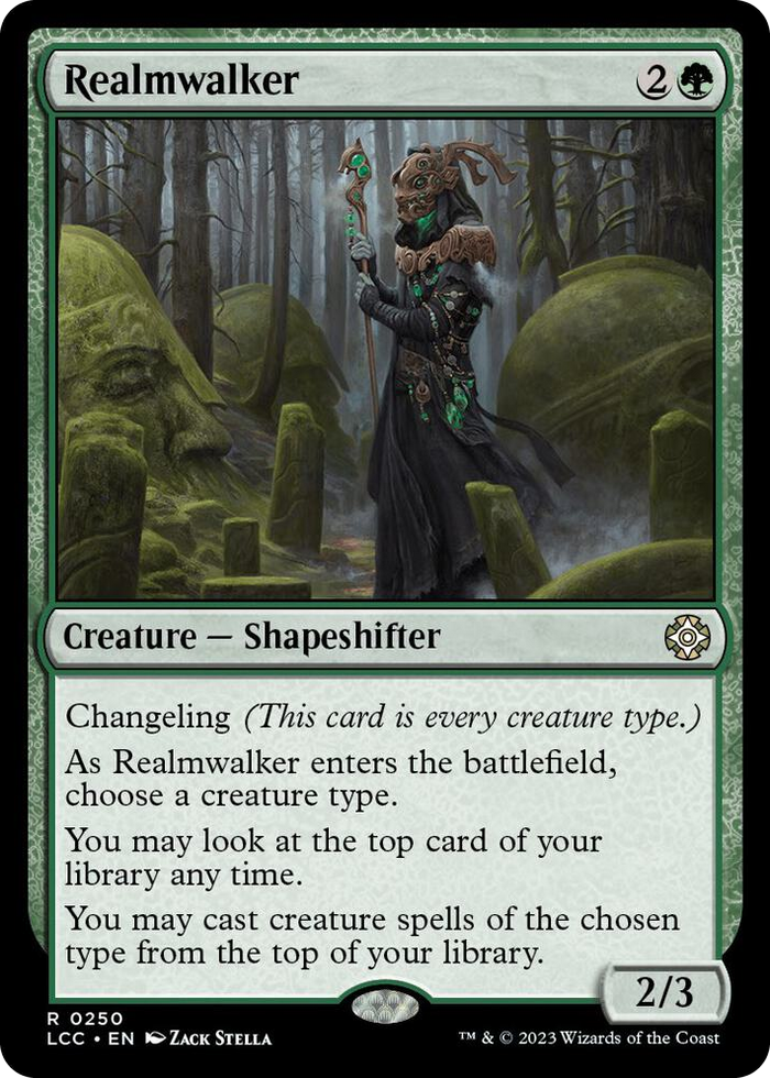 Realmwalker #250 R - Commander: The Lost Caverns of Ixalan Pokemon card