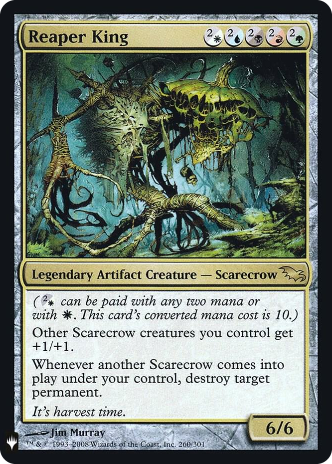 Reaper King #260 R - The List Reprints Pokemon card