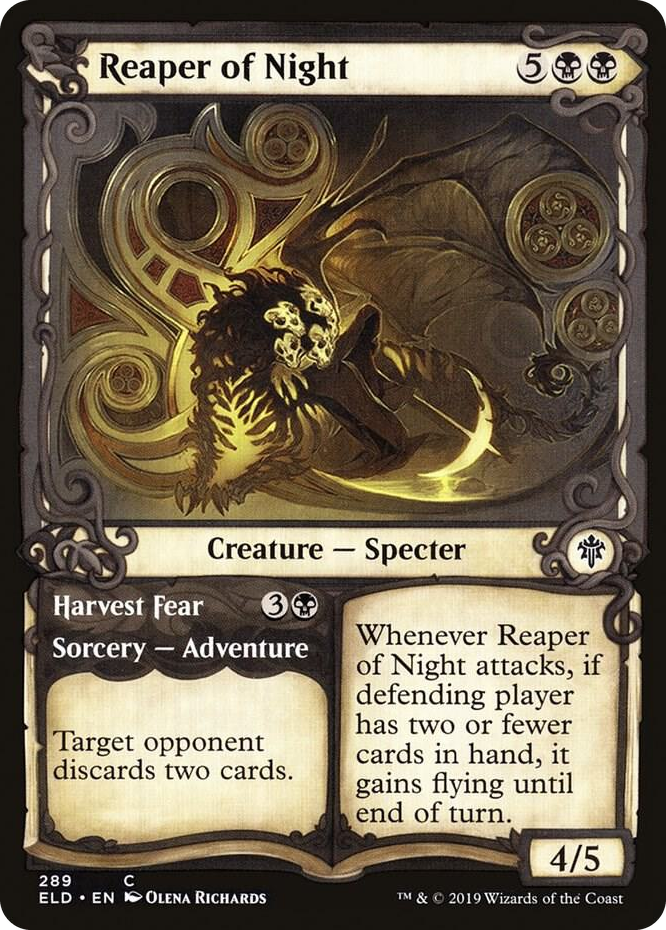 0289 Reaper of Night (Showcase) C Throne of Eldraine