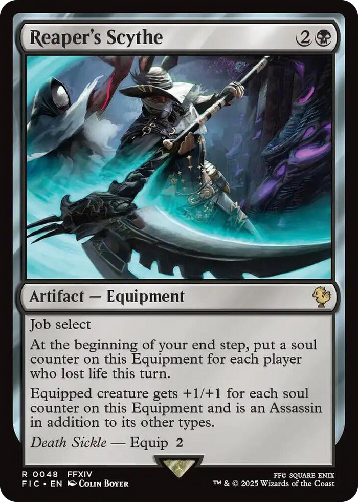Reaper's Scythe #48 R - Commander: FINAL FANTASY Pokemon card