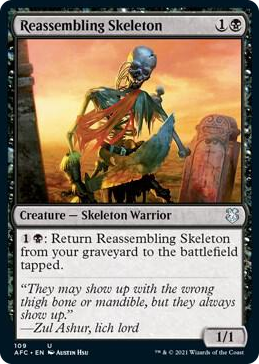 0109 Reassembling Skeleton U Commander: Adventures in the Forgotten Realms