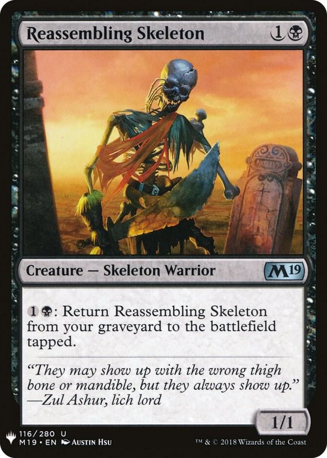0116 Reassembling Skeleton U The List Reprints