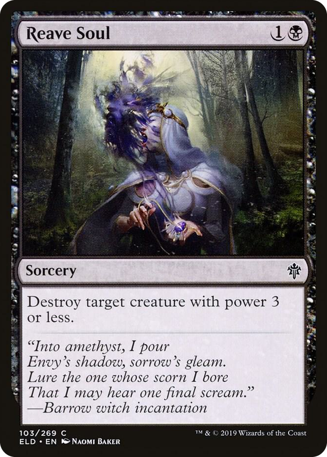 0103 Reave Soul C Throne of Eldraine