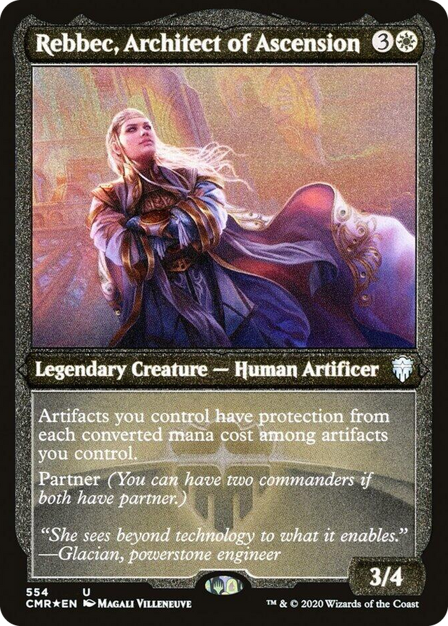 0554 Rebbec, Architect of Ascension (Foil Etched) U Commander Legends